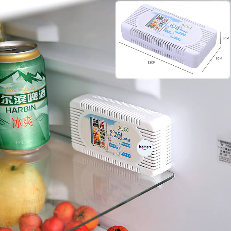 Hộp Hút Mùi Tủ Lạnh Chất Khử Mùi Chống Hôi Tủ Lạnh AOXI Than Hoạt Tính 12x6cm
