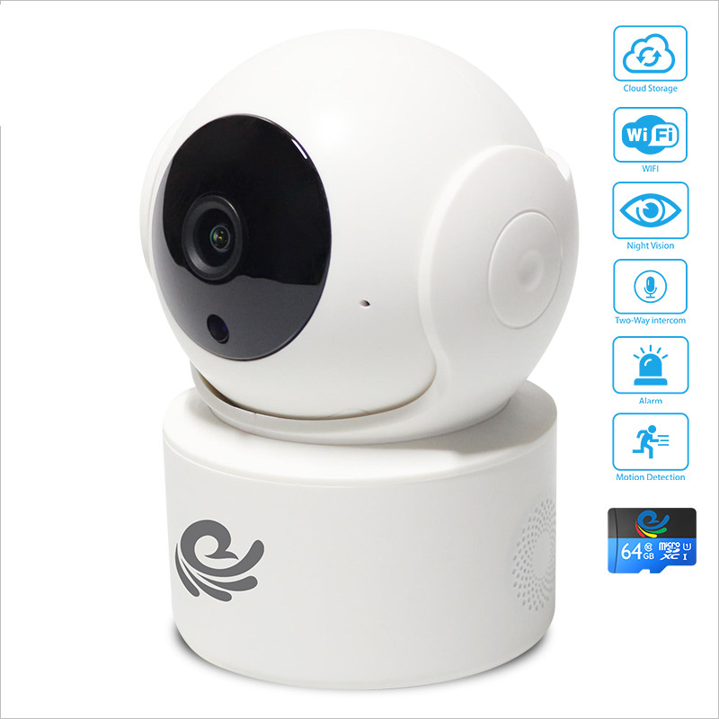 Camera Ip Xoay 360 Độ Model CC2021 PRO Độ Phân Giải 2.0Mpx - Xoay Theo Chuyển Động, Hú Báo Động, Đàm Thoại 2 Chiều, Cài Đặt Dễ Dàng Trên Điện Thoại, Máy Tính - Hàng Chính Hãng