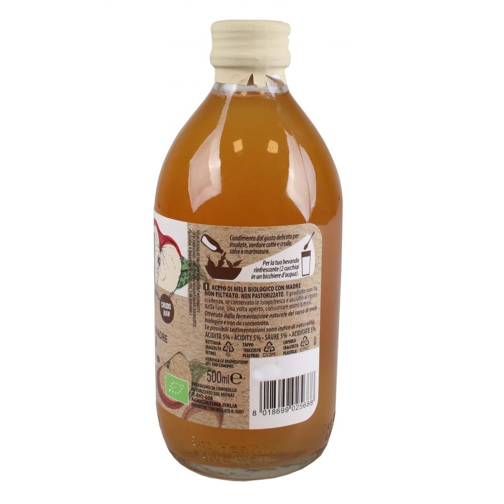 Giấm Táo Hữu Cơ Có Giấm Cái ProBios Organic Apple Cider Vinegar With The Mother