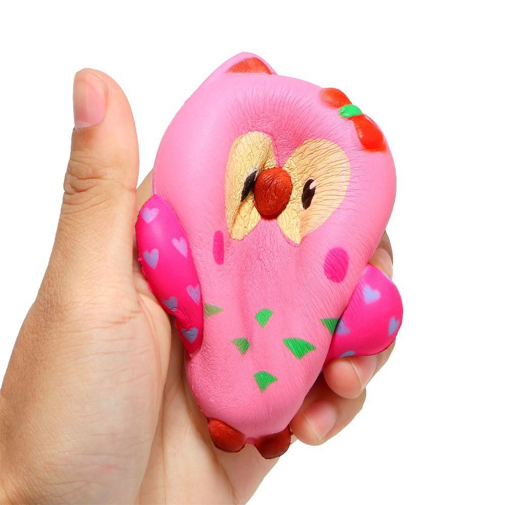 Cute Pink Owl Squishy Slow Rising Cream Toy squishy