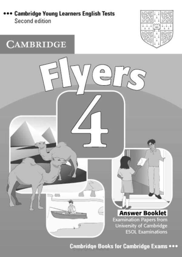 Cambridge Young Learners English Tests 4 Second edition Flyers 4 Answer Booklet