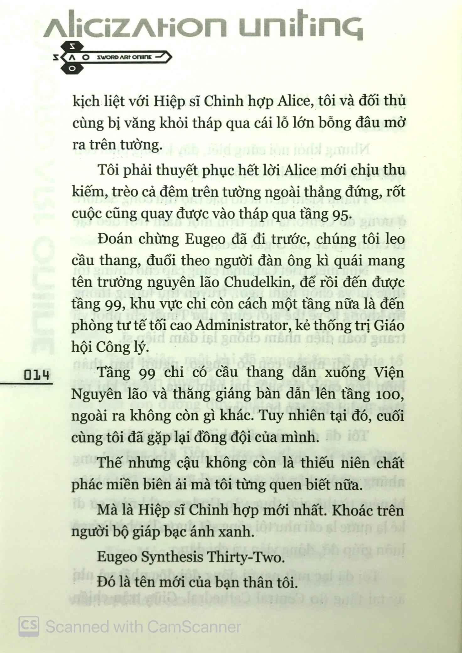 Sách Sword Art Online 014