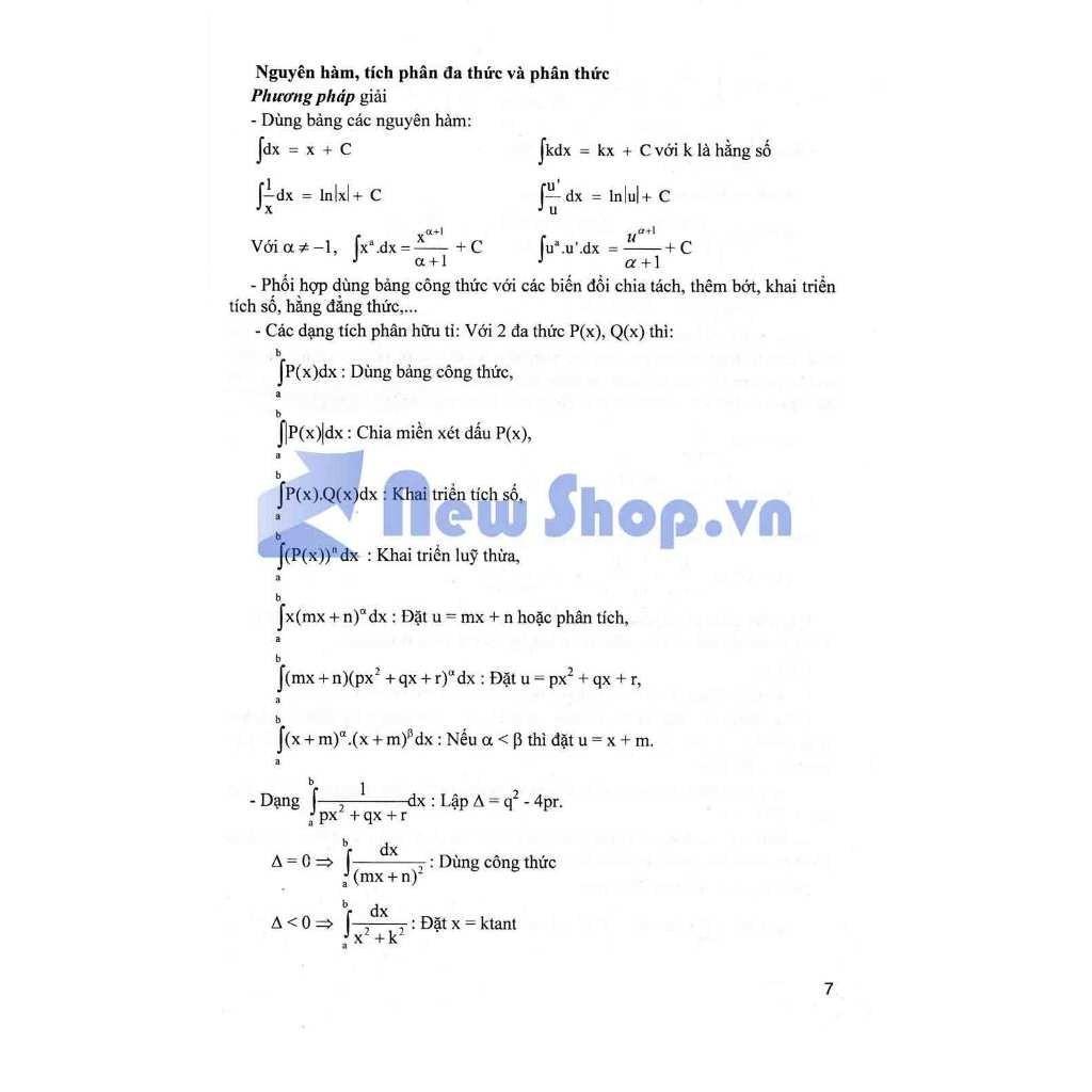Sách - Tổng Ôn Tập Chuyên Đề Tích Phân Và Bất Đẳng Thức - Hồng Ân