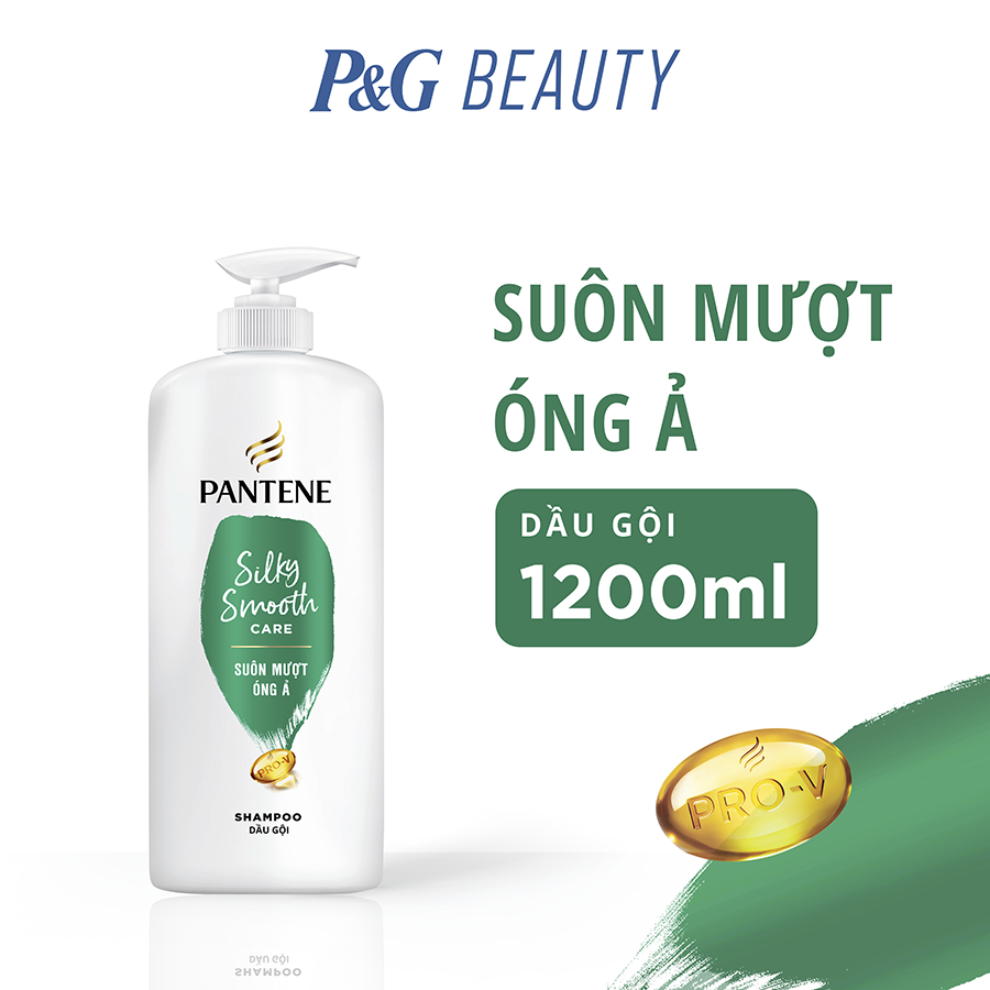 Dầu Gội Pantene Mềm Mượt Óng Ả (1200ml)