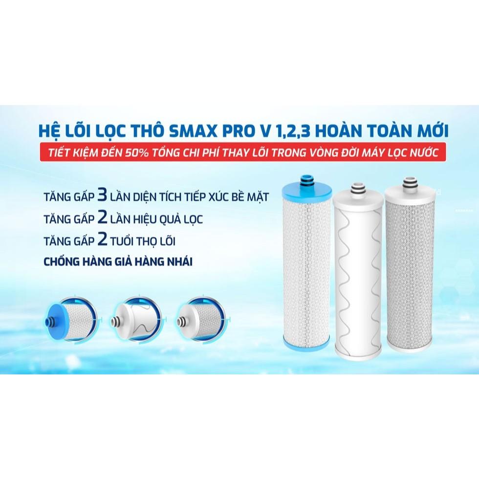 [TẶNG BỘ LÕI] Máy Lọc Nước RO Karofi KAQ-U50K – 10 Lõi Lọc Smax, Hệ Lõi HP 6.0 Bổ Sung Khoáng - Hàng Chính Hãng