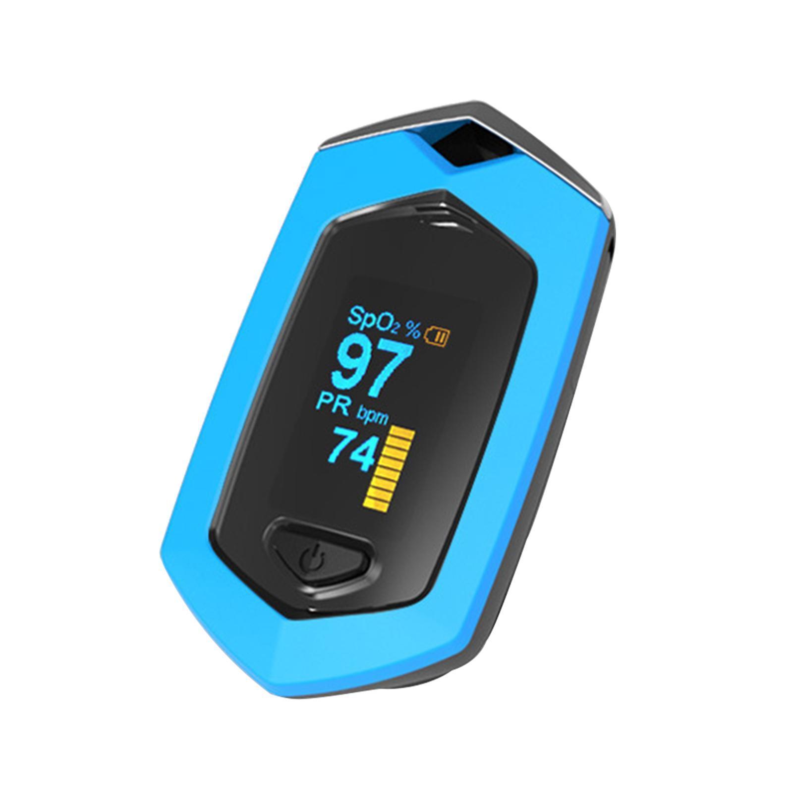 Digital Fingertip Pulse Oximeter One Key Start Mini for Outdoor Sports