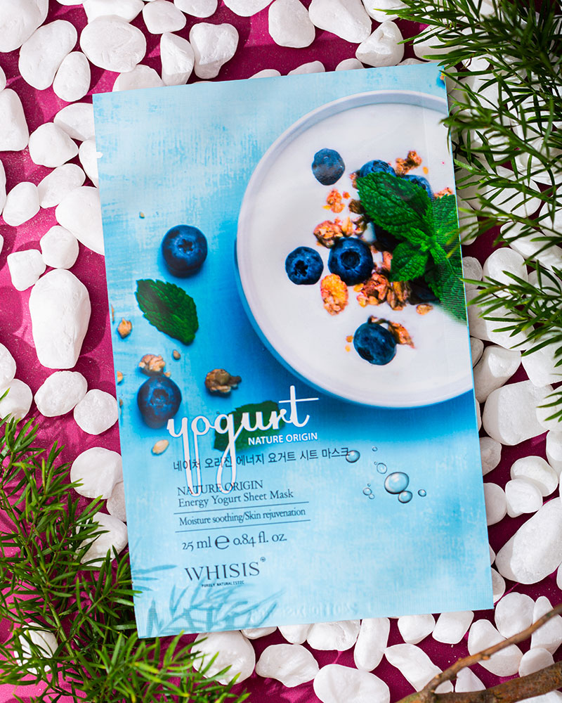 Mặt nạ sữa chua Whisis Nature Origin Energy Yogurt Sheet Mask