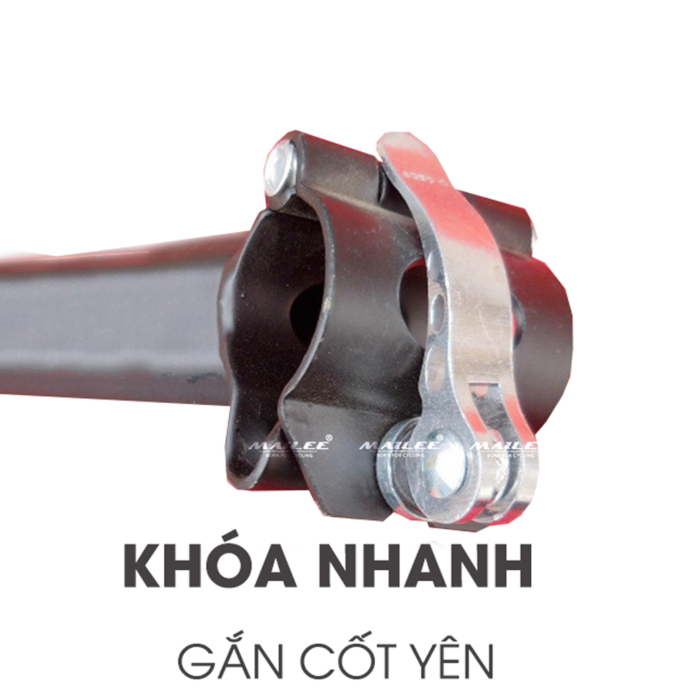 Baga sau xe đạp cho xe đạp MTB địa hình với chốt gắn nhanh BG-6310, chất liệu thép trọng lượng chở tối đa 50 kg - Mai Lee