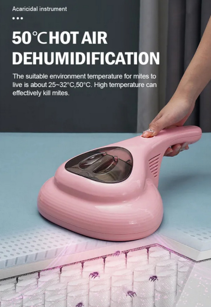 Máy Hút Bụi Giường Nệm, Diệt Bọ Rệp Tới 99,9% Bằng Tia UV - Home and Garden