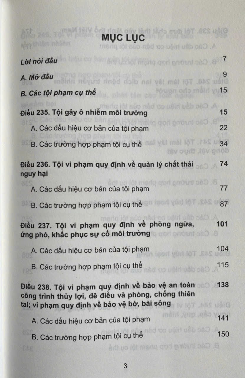 Bình luận Bộ luật hình sự năm 2015- Phần thứ hai Các tội phạm (Chương XIX- Các tội phạm về môi trường)