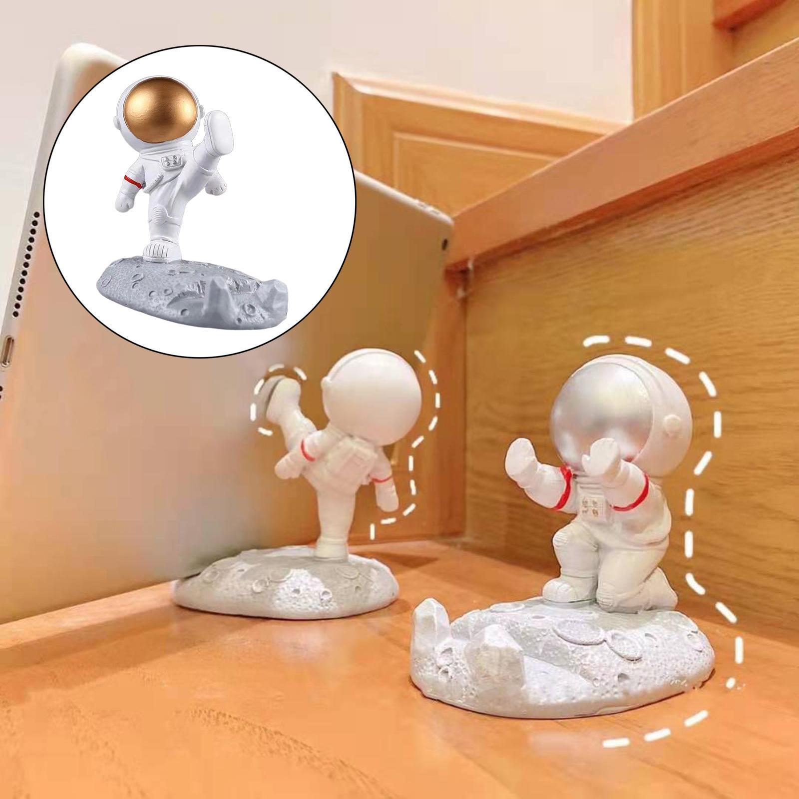 MagiDeal Universal Mobile Phone Holder Smartphone Resin Statue Decoration