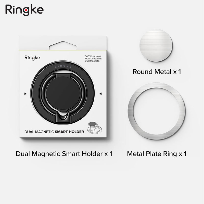 Giá đỡ từ tính RINGKE Dual Magnetic Smart Holder - Hàng Chính Hãng