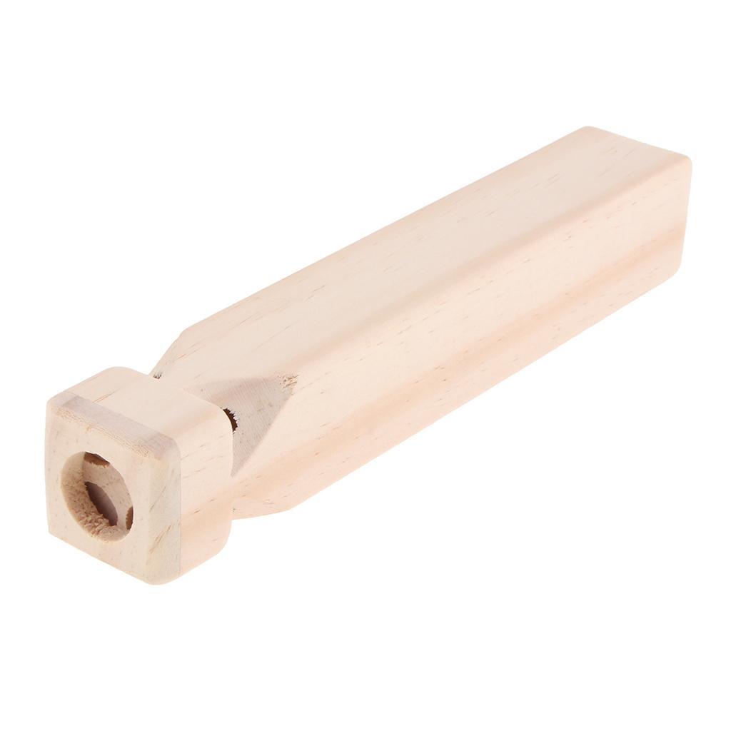 Train Whistle Wood Engraved Wooden Train Flute Whistle Music Teaching Toy