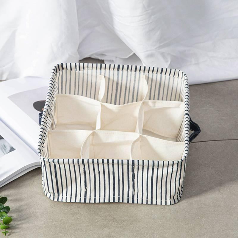 Hộp Vải Đựng Đồ Lót 9 Ngăn Tiện Lợi