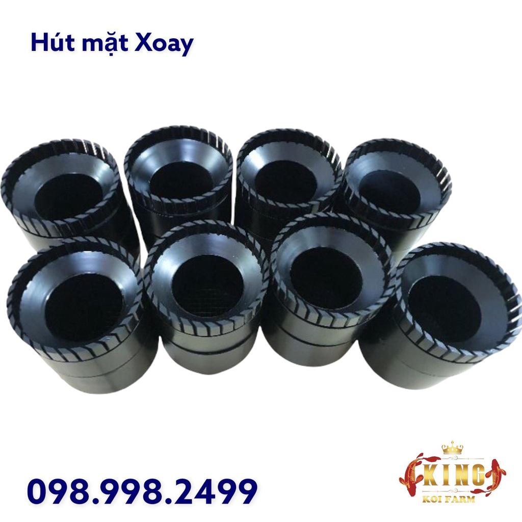 Hút mặt hồ cá Koi kẽ rãnh,xoay 360