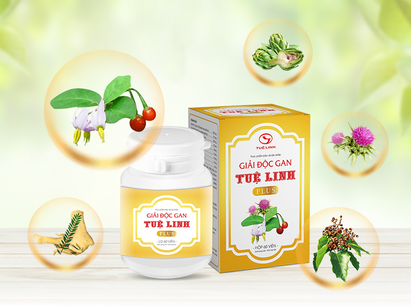 Viên Uống Giải Độc Gan Tuệ Linh Plus - Hỗ trợ Giải Độc Gan, Hạ Men Gan, Ngăn ngừa Viêm Gan Virus, Ngăn Chặn Xơ Gan