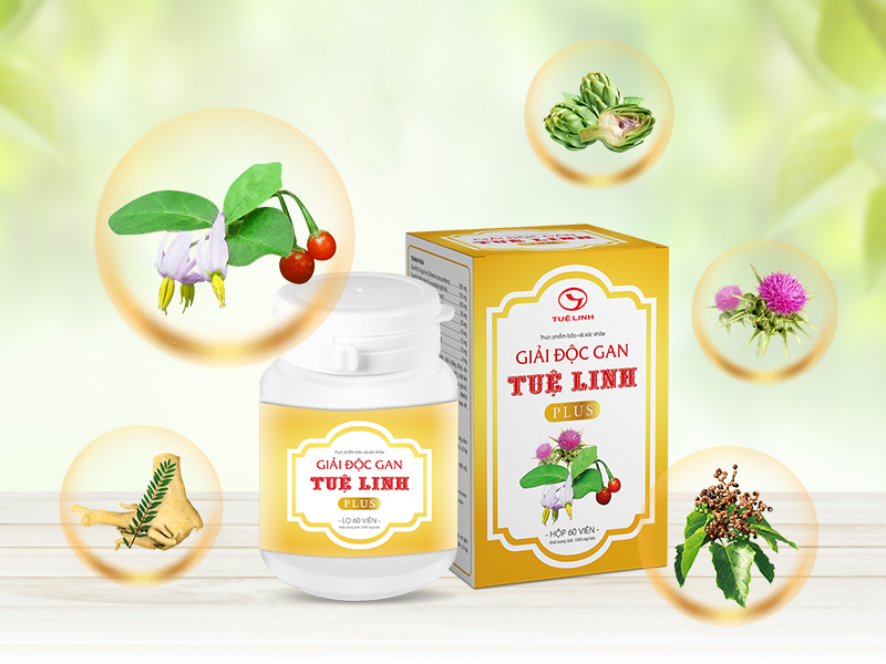 Viên Uống Giải Độc Gan Tuệ Linh Plus - Hỗ trợ Giải Độc Gan, Hạ Men Gan, Ngăn ngừa Viêm Gan Virus, Ngăn Chặn Xơ Gan