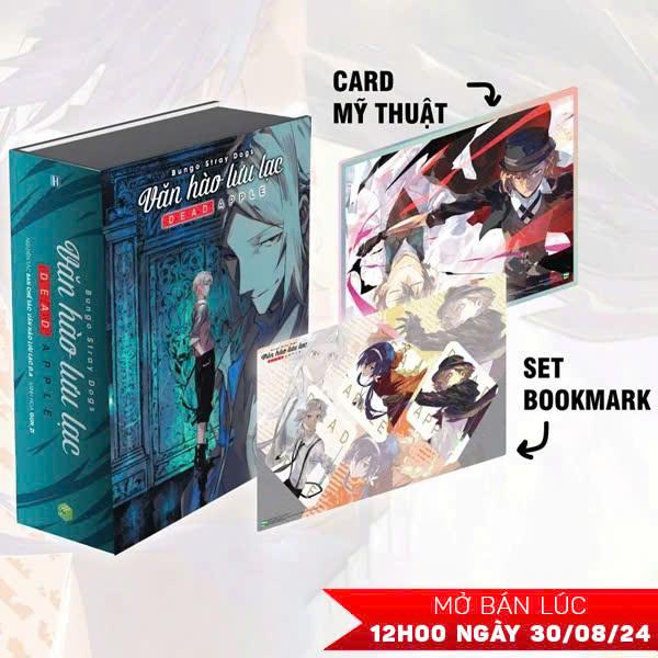 Boxset Văn Hào Lưu Lạc - Dead Apple (Bộ 4 Tập) - Bản Đặc Biệt - Tặng Kèm Set Bookmark + Card Mỹ Thuật