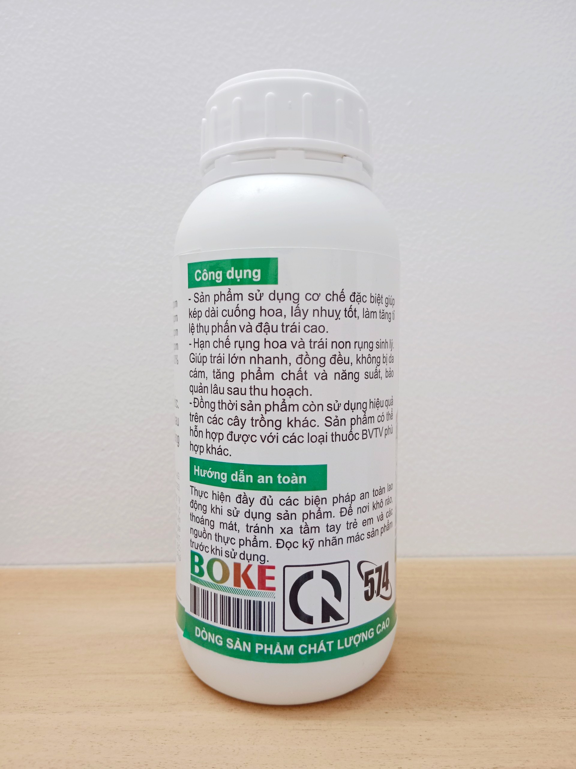 PHÂN BÓN LÁ SIÊU CANXI BO, CHỐNG RỤNG HOA TRÁI NON - BOKE 500ML