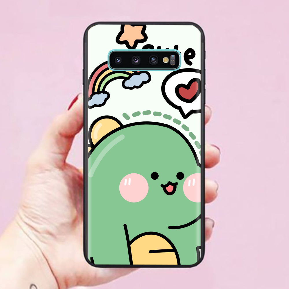 Ốp lưng dành cho điện thoại Samsung Galaxy S10 Plus Hình Khủng Long Cute