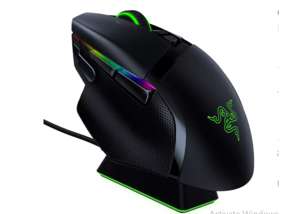 Chuột Gaming không dây Razer Basilisk Ultimate with Charging Dock- HÀNG CHÍNH HÃNG