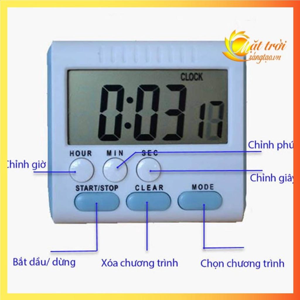 Đồng hồ bấm giờ đếm ngược điện tử mini V3