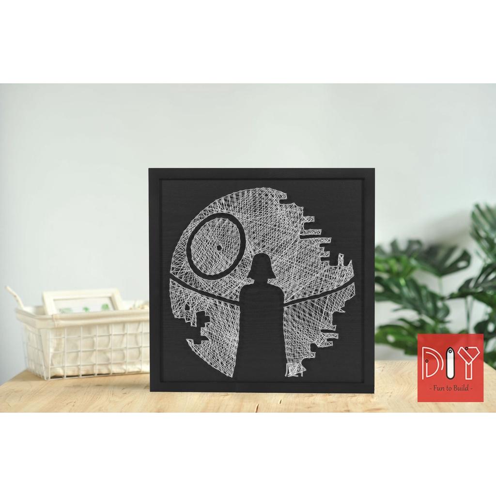 Tranh Chỉ Đinh Tranh Dây - Dáng Thiếu Nữ 40 x 40 cm