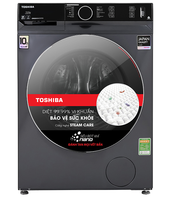 Máy giặt Toshiba Inverter 10.5 Kg TW-BK115G4V - Hàng Chính Hãng - Chỉ Giao tại TPHCM