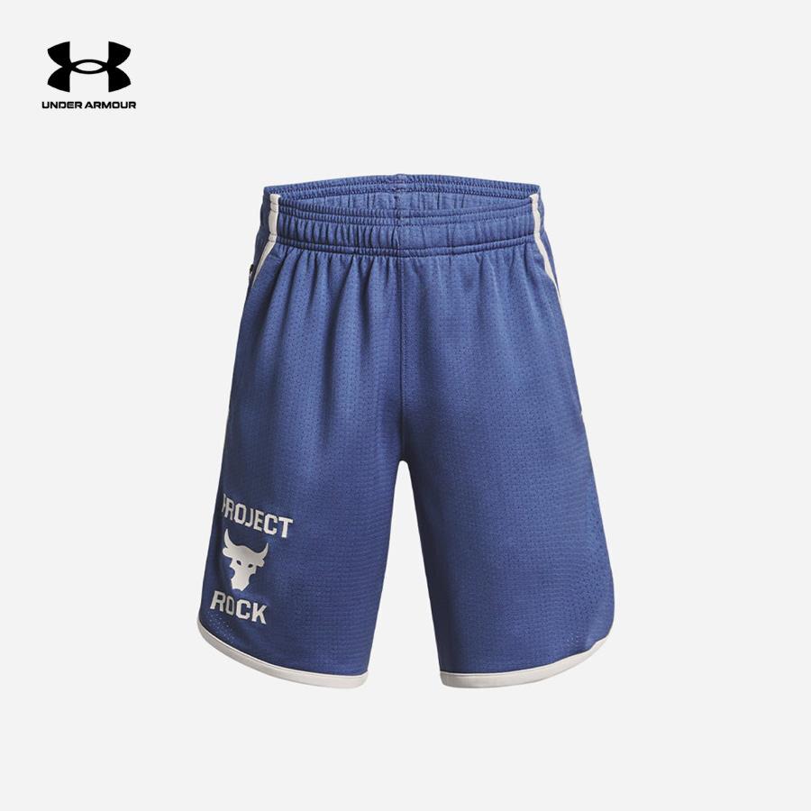 Quần ngắn thể thao bé trai Under Armour Pjt Rock Boys Mesh - 1380209-480