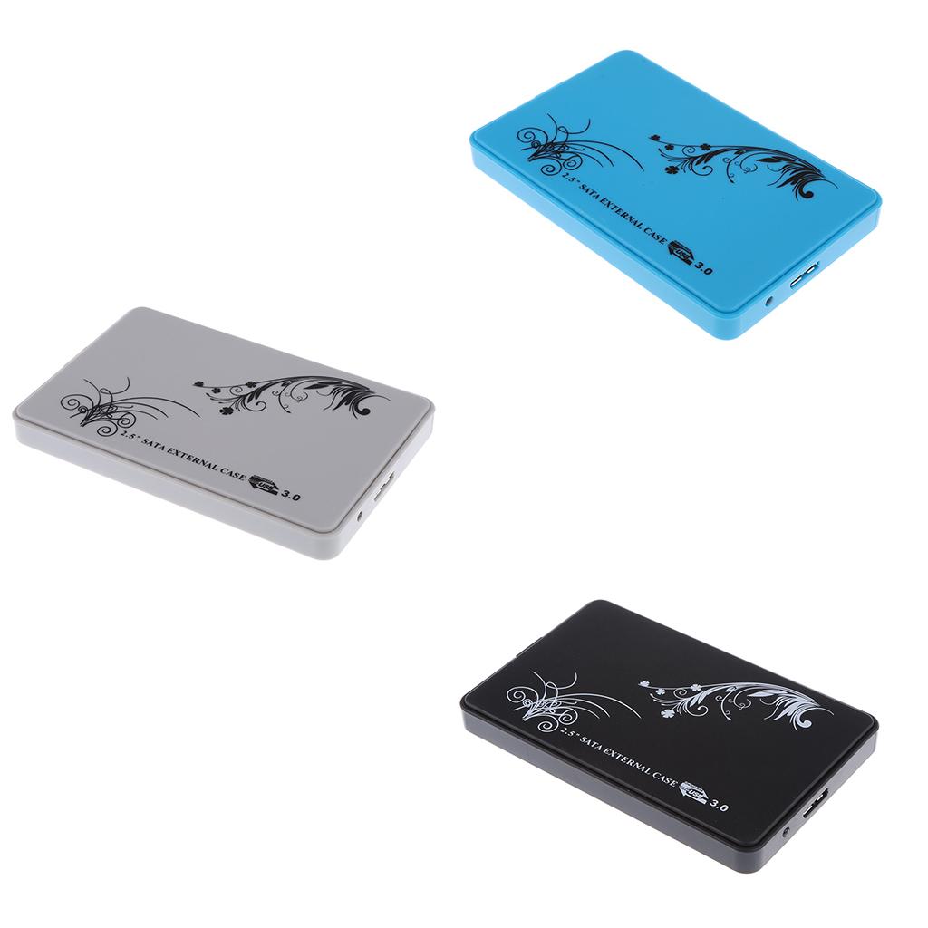 USB3.0 7.5/9.5mm SSD SATA External 2.5" Hard Disk Storage Box Enclosure Case