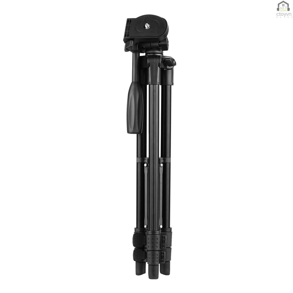 Giá đỡ ba chân 115cm/45in 3 khớp 3 kG Payload 3 chiều 1/4 bằng hợp kim nhôm có thể điều chỉnh độ cao
