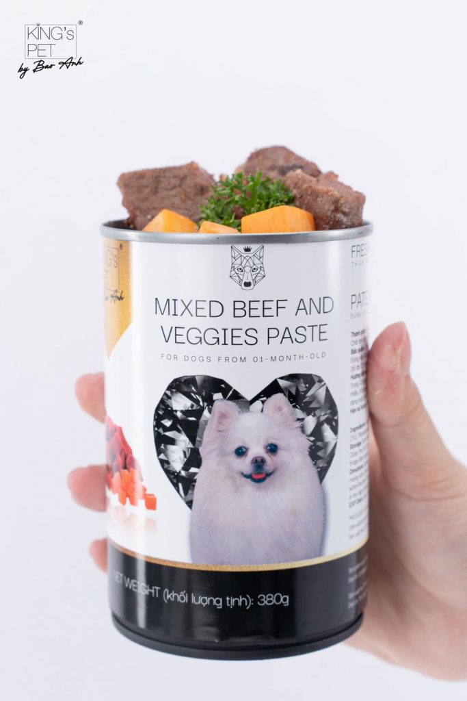 Pate King's Pet By Bao Anh dành cho chó mèo lon 380g - Mie Petshop