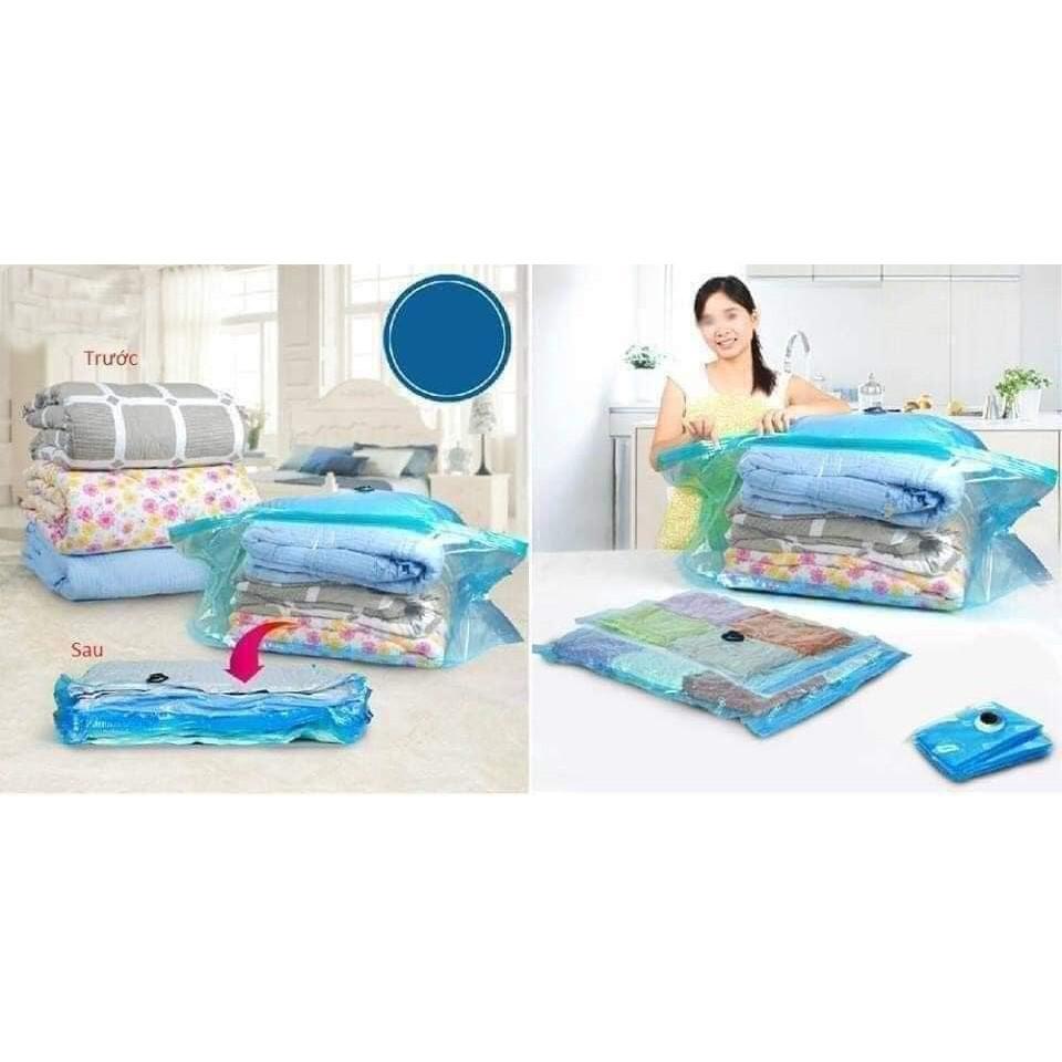 Set 8 túi hút chân không cất đồ tặng kèm bơm tiện dụng - TẶNG KÈM BƠM TAY