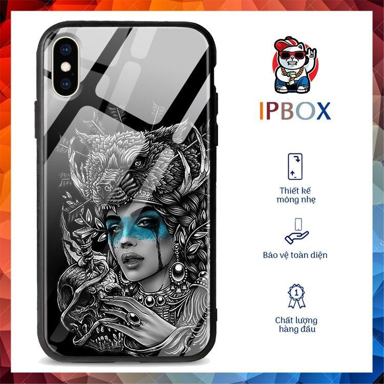 Ốp Lưng Cô Gái Hoa Văn dành cho Iphone 6/6Plus/6S/6S Plus/7/7Plus/8/8Plus/X/Xs/Xs Max/11/11 Promax/12/12 Promax Lpc20120314