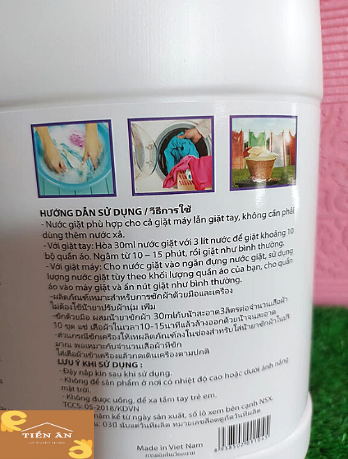 Nước giặt xả quần áo SINA 7 in 1 3000ml