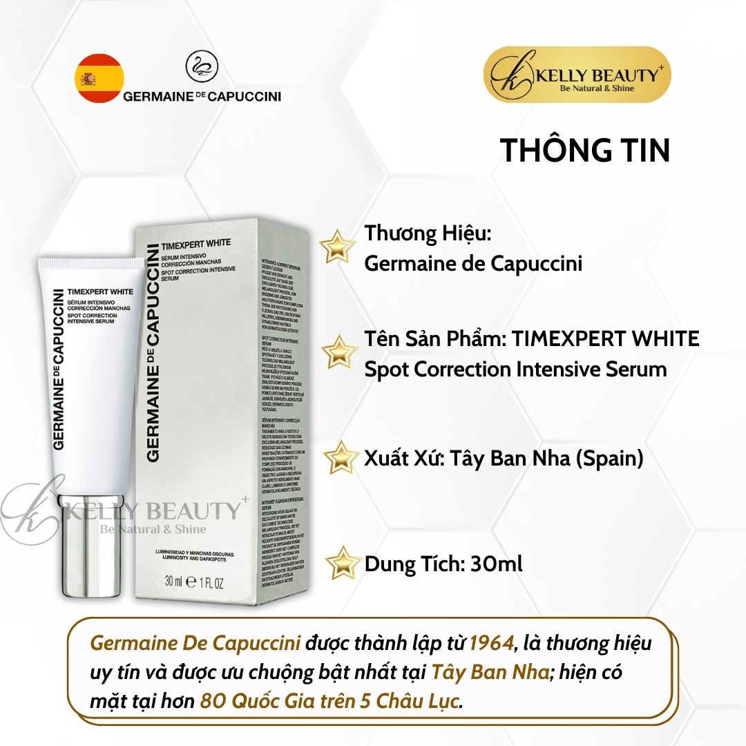Tinh Chất Sáng Da Mờ Nám Sạm Germaine Timexpert White Spot Correction Intensive Serum | Kelly Beauty