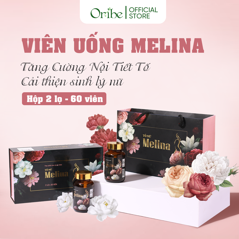 Viên Uống Tăng Cường Nội Tiết Tố Nữ Melina Hộp 60 Viên