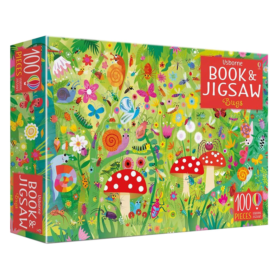 Usborne Picture Puzzle Book and Jigsaw Bugs