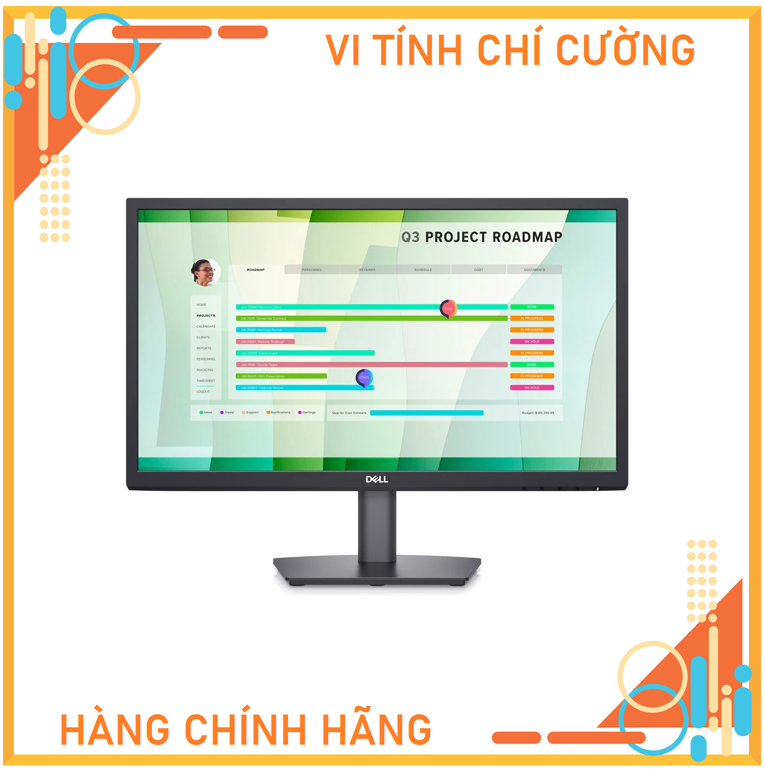 Màn hình Dell E2223HN 21.45inch FullHD 10ms 60Hz VA - Hàng Chính Hãng