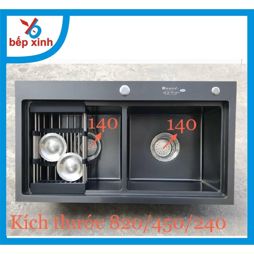 Chậu rửa chén Nano Kagol Bậc Thang 82*45