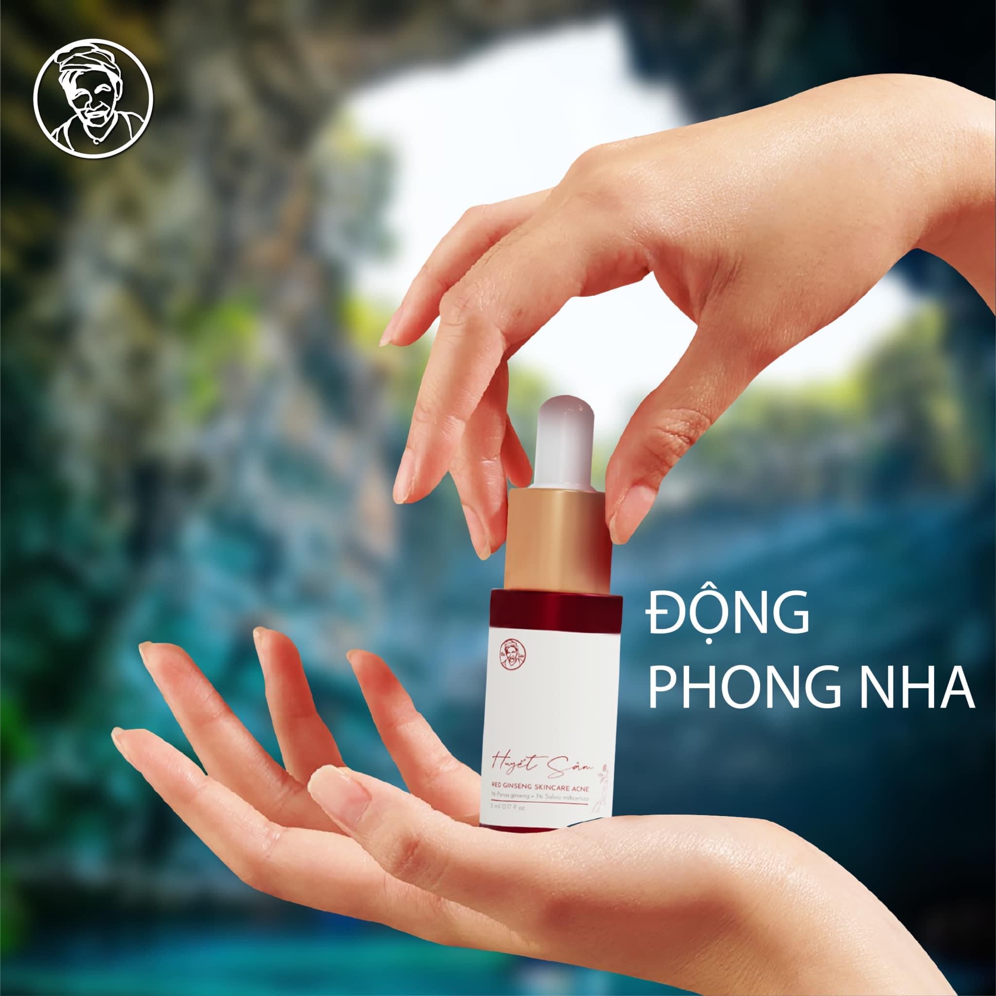 Serum Bà Lão Huyết Sâm - RED GINSENG SKIN CARE ACNE giúp ngừa mụn, phục hồi da, mờ thâm sẹo, tàn nhang, đồi mồi, chống nhăn, mịn da