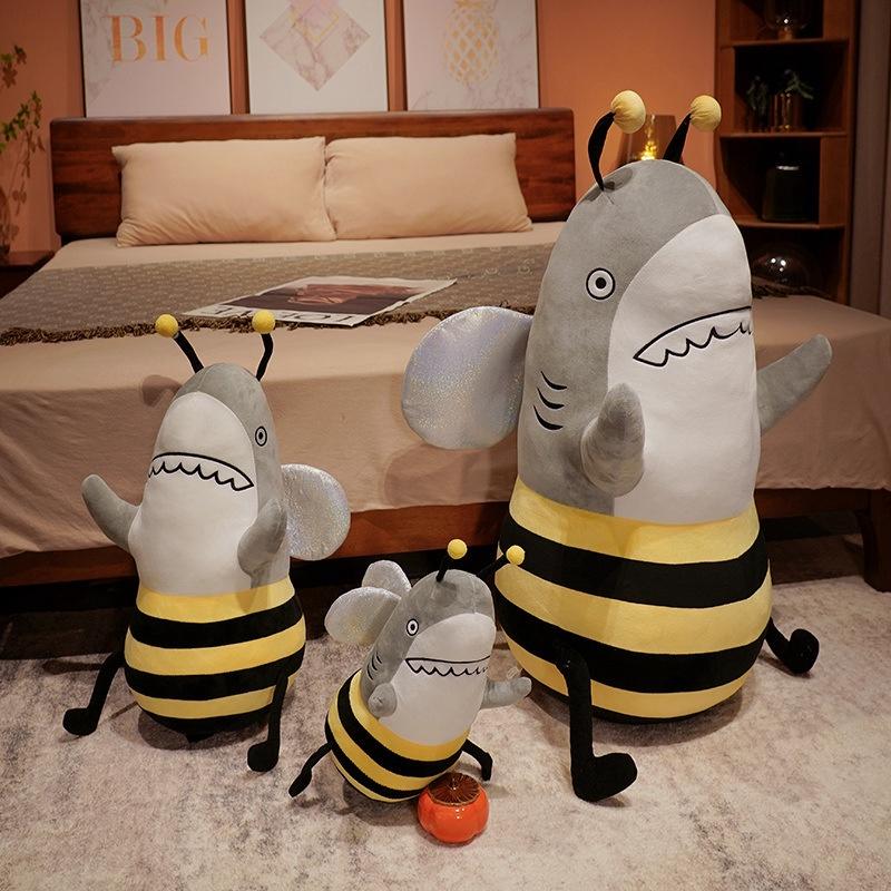 Gấu bông cá mập ong có cánh Shark and Bee kích thước 35/65cm NEOCI