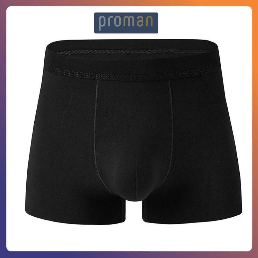 Quần Lót Nam Thun Lạnh Đúc Lụa không đường may, Sịp đùi nam đúc su co dãn 4 chiều - PROMAN