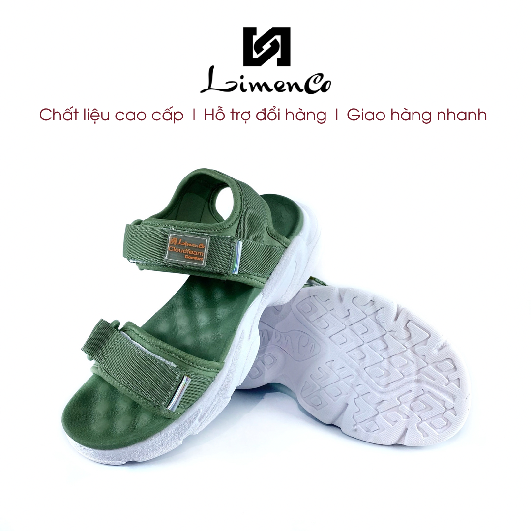 Giày Sandal Bé Gái L1882W Màu Xanh Lá, êm nhẹ, thoáng khí, đi học, đi chơi