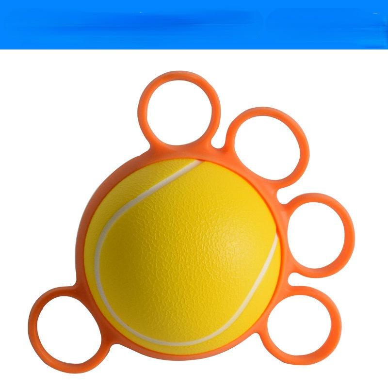1 PC25LB ngón tay kẹp bóng mát -mát phục hồi chức năng đào tạo người cao tuổi tập thể dục bóng bằng tay. Color: Yellow
