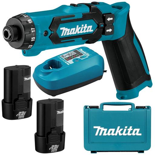  Máy khoan và vặn vít dùng pin(7.2v) Makita DF012DSE 