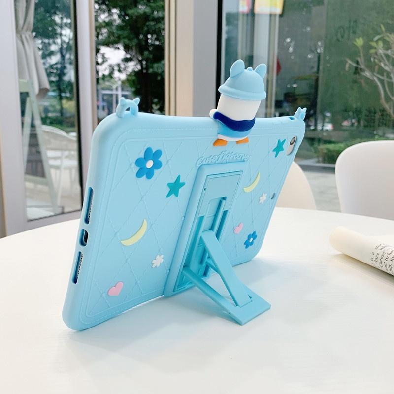 Ốp Máy Tính Bảng Silicon Mềm Chống Sốc Có Dây Đeo Cho Samsung Tab A7 10.4 Inch T500 / T505 / T507 2020