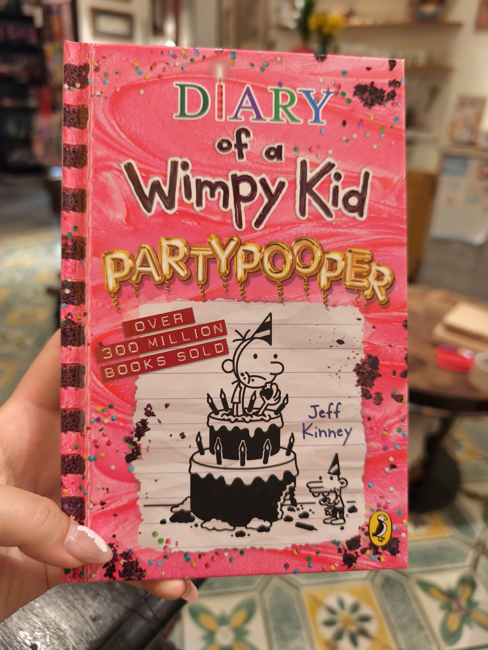 Sách - Diary of a Wimpy Kid: Partypooper (Book 20) by Jeff Kinney - Children Story book - Bìa cứng
