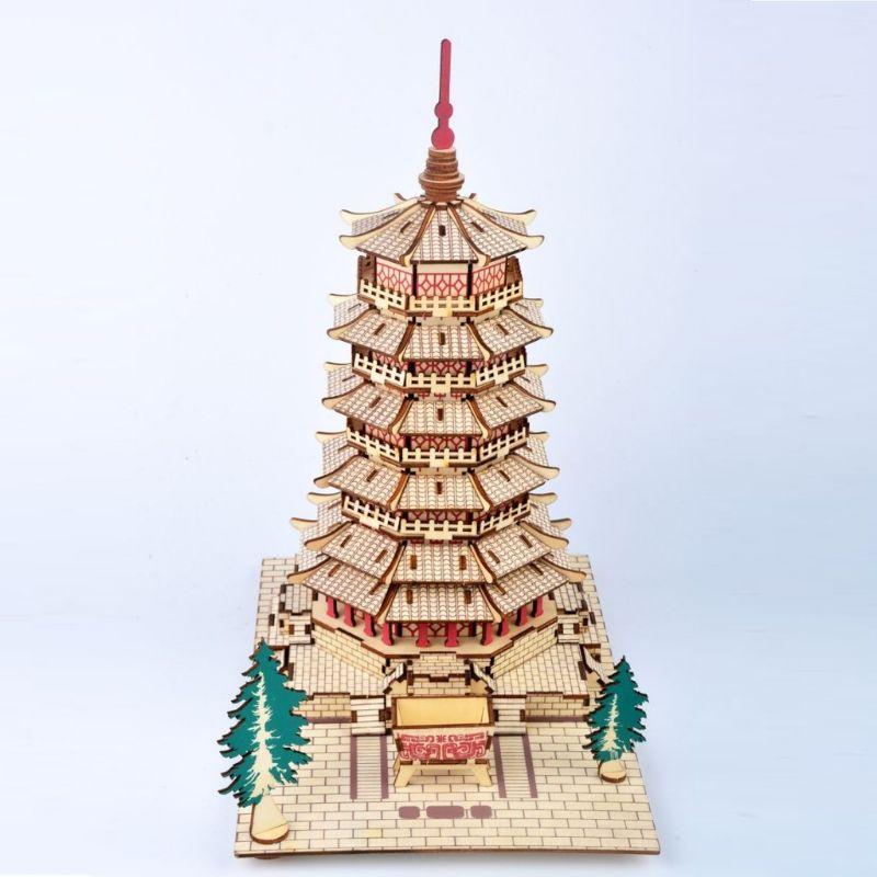 Mô hình lắp ráp 3D gỗ - Chùa Thích Ca Mâu Ni
