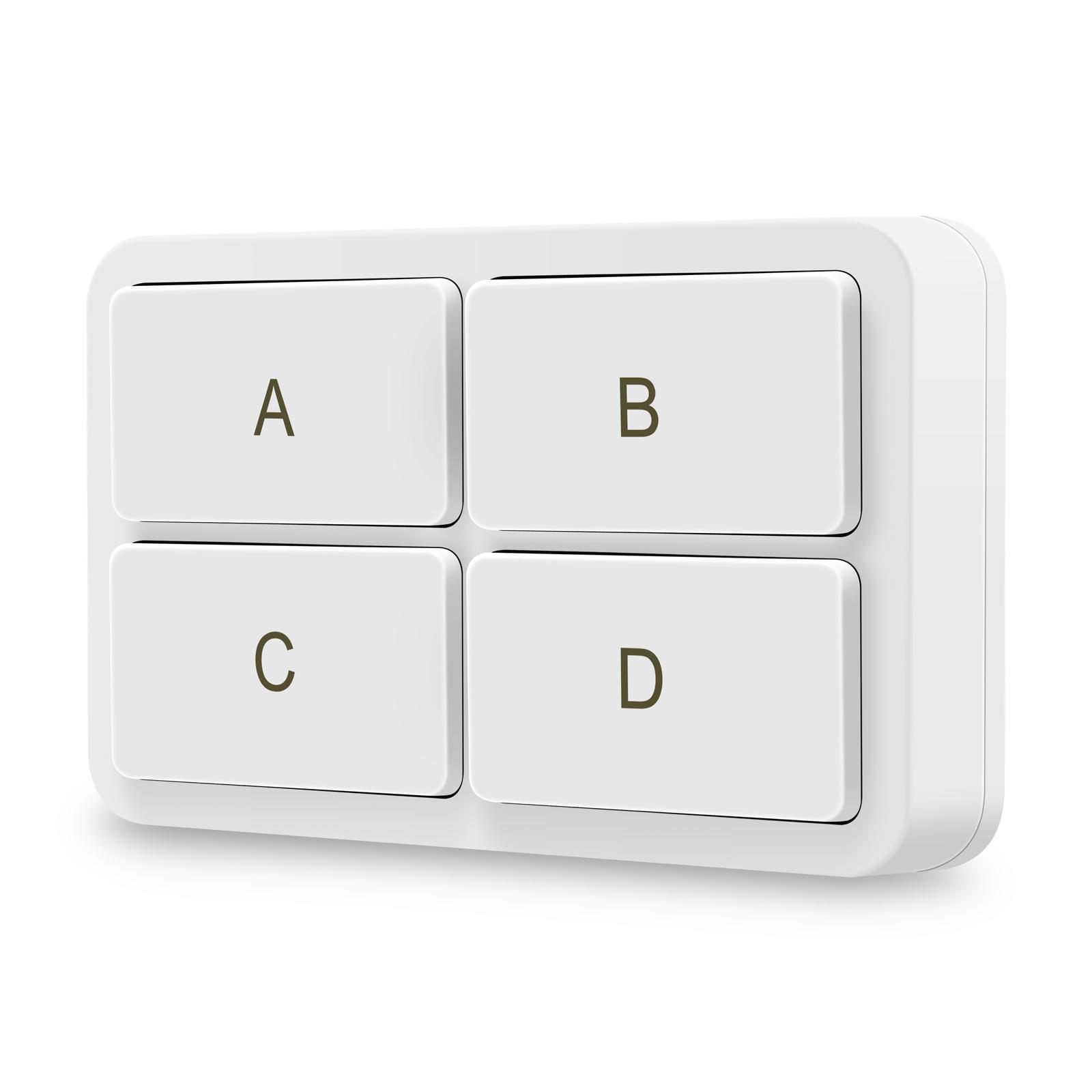 Wireless Smart Switch Button for   Hub Required 4 Buttons for Curtains